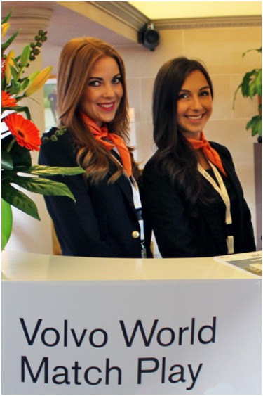 registration hostess and registration staff