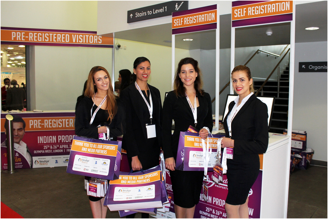 registration staff olympia london, exhibitions