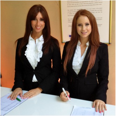 registration staff and hostesses